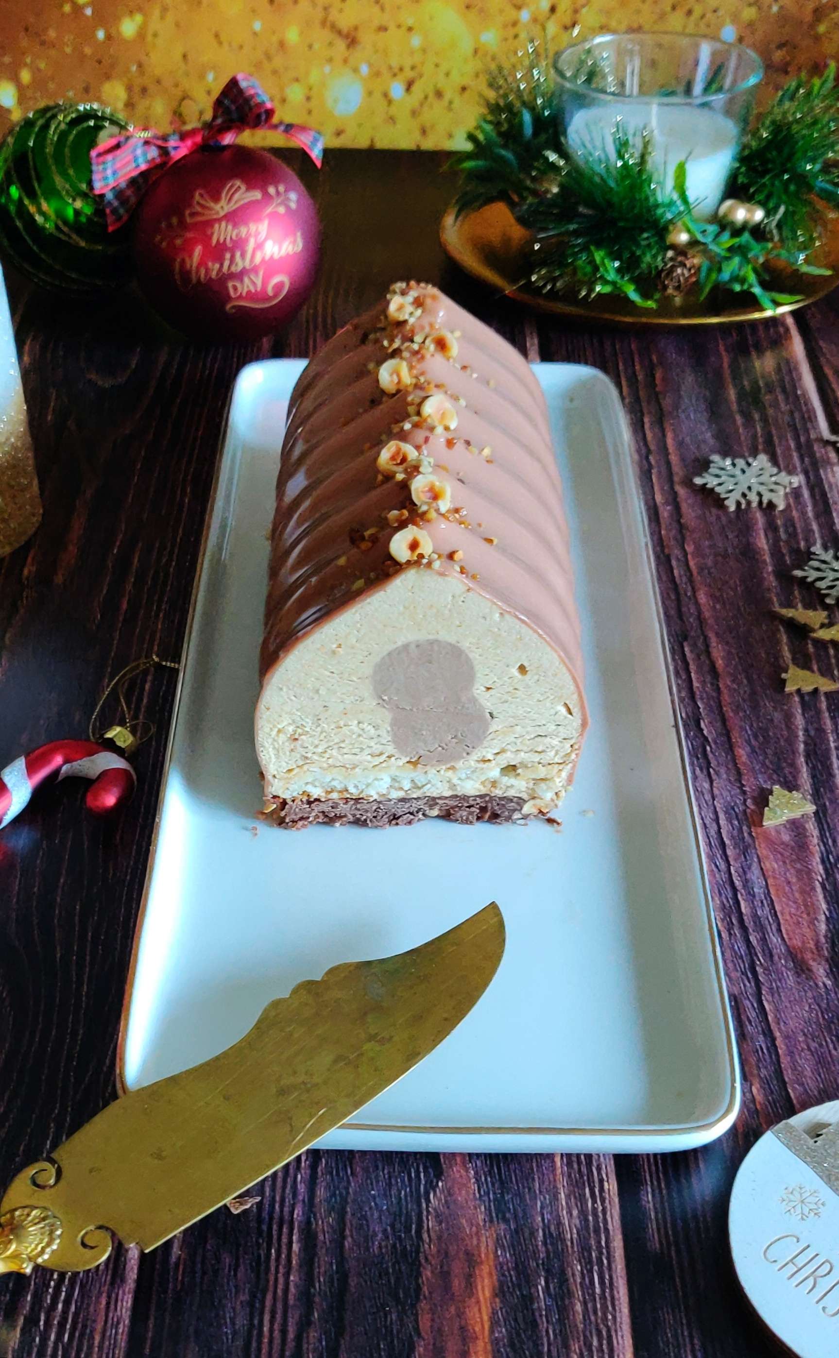 Bûche Pâtissière Chocolat Mascarpone - Lilie Bakery